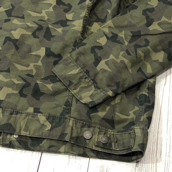 Levi’s Trucker Jacket Rare Camouflage Military - Picture 5 of 10